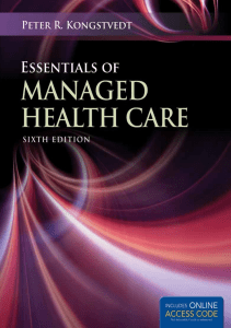 DOWNLOAD Essentials of Managed Health Care Essentials of Managed Care 