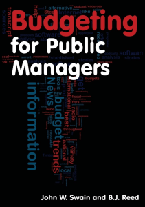 BOOK Budgeting for Public Managers