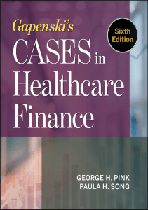 BOOKS Gapenski s Cases in Healthcare Finance Sixth Edition AUPHA HAP Book 