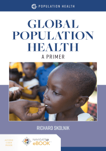 DOWNLOAD Global Population Health A Primer A Primer