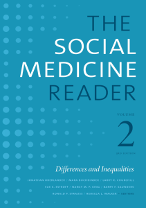 BOOKS The Social Medicine Reader Volume II Third Edition Differences and 