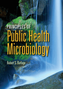 BOOK Principles of Public Health Microbiology