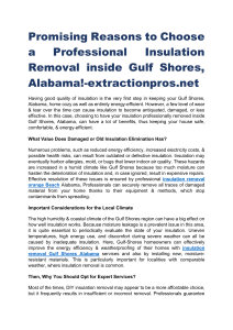 Promising Reasons to Choose a Professional Insulation Removal inside Gulf Shores, Alabama!-extractionpros.net