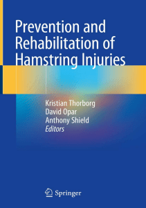 BOOKS Prevention and Rehabilitation of Hamstring Injuries