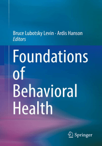 READ Foundations of Behavioral Health