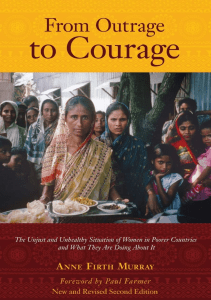 EBOOK From Outrage to Courage The Unjust and Unhealthy Situation of Women in Poorer 