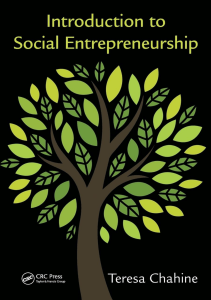 BOOK Introduction to Social Entrepreneurship