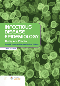 BOOKS Infectious Disease Epidemiology Theory and Practice Theory and Practice