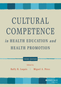 READ Cultural Competence in Health Education and Health Promotion Public Health AAHE 