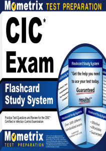 BOOK CIC Exam Flashcard Study System Practice Test Questions and Review for the CBIC 