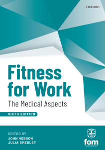 READ Fitness for Work The Medical Aspects