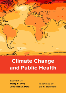 BOOK Climate Change and Public Health