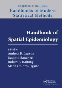 BOOKS Handbook of Spatial Epidemiology Chapman Hall CRC Handbooks of Modern 