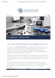 Plumber Capalaba