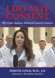 BOOKS I Do Not Consent My Fight Against Medical Cancel Culture