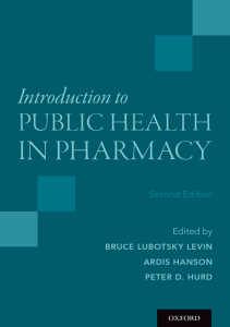 DOWNLOAD Introduction to Public Health in Pharmacy