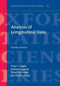 BOOKS Analysis of Longitudinal Data