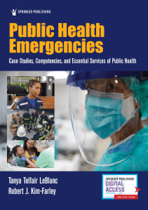 EBOOK Public Health Emergencies Case Studies Competencies and Essential Services of 