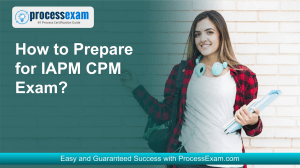 IAPM Project Manager (CPM)- Complete Certification Guide