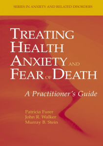 BOOKS Treating Health Anxiety and Fear of Death A Practitioner s Guide Series in 