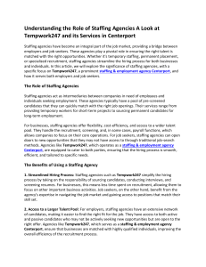 Understanding the Role of Staffing Agencies A Look at Tempwork247 and its Services in Centerport