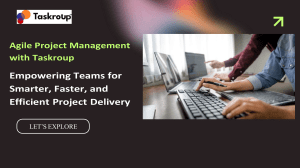 Agile project Management Software - Taskroup