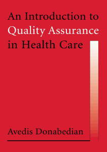 READ An Introduction to Quality Assurance in Health Care