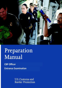 BOOKS Preparation Manual for the CBP Officer Entrance Examination