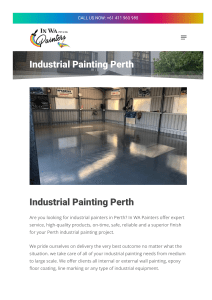 Industrial painters perth