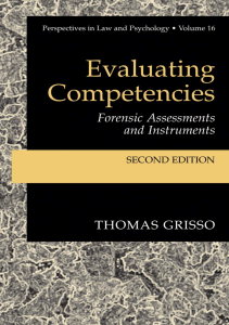 READ Evaluating Competencies Forensic Assessments and Instruments Perspectives in 