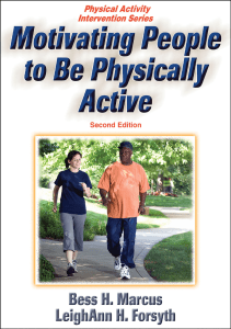 EBOOK Motivating People to Be Physically Active Physical Activity Intervention 