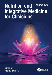 BOOKS Nutrition and Integrative Medicine for Clinicians