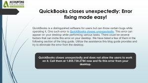 What to do when QuickBooks Closes Unexpectedly: A Complete Guide