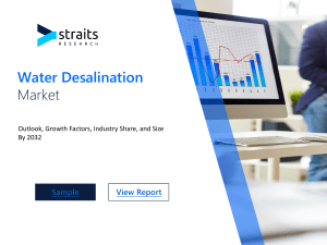 Water Desalination Market: Business Outlook and Emerging Growth Factors, Forecast to 2033