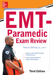 BOOKS McGraw Hill Education s EMT Paramedic Exam Review Third Edition