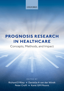 DOWNLOAD Prognosis Research in Healthcare Concepts Methods and Impact