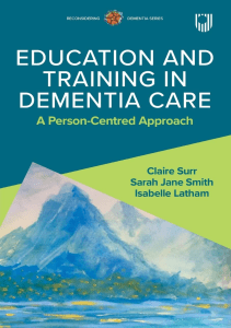 BOOKS Education and Training in Dementia Care