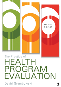 BOOKS The Practice of Health Program Evaluation