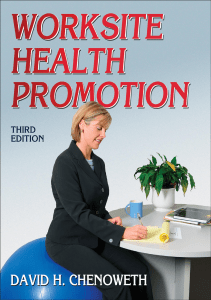 DOWNLOAD Worksite Health Promotion