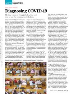 COVID-19 Diagnosis: Testing Challenges & Methods