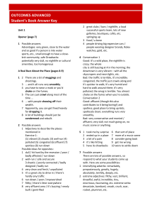 Outcomes 2ed Advanced Sudents Book Keys www.frenglish.ru