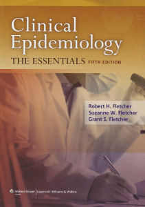 EBOOK Clinical Epidemiology The Essentials