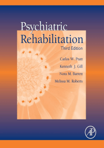 DOWNLOAD Psychiatric Rehabilitation