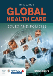 BOOK Global Health Care Issues and Policies Issues and Policies