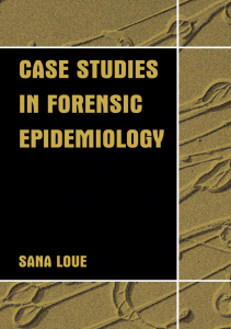 EBOOK Case Studies in Forensic Epidemiology