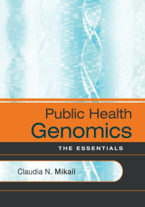 READ Public Health Genomics The Essentials