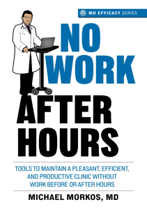 BOOK No Work After Hours Tools to Maintain a Pleasant Efficient and Productive 