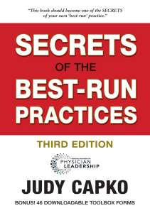 EBOOK Secrets of the Best Run Practices 3rd Edition