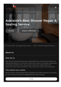 Shower repairs Adelaide