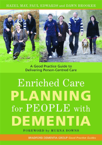 EBOOK Enriched Care Planning for People with Dementia University of Bradford Dementia 